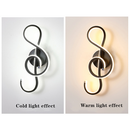 MelodyGlow - Creatieve Muzikale Wandlamp