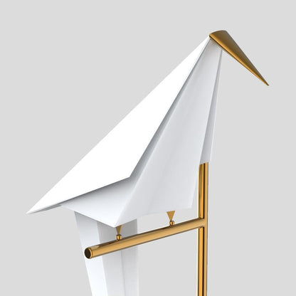 OrigamiLuxe - Gouden Tafellamp met Kraanvogel Design