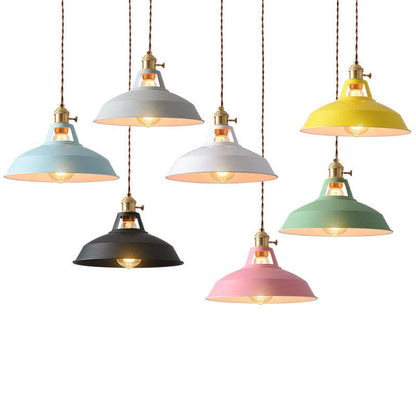 SpectrumGlow - Kleurrijke Metalen Hanglamp met Vibrant Design