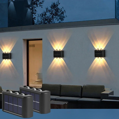 Solar Wandlamp voor Buiten - Up & Down LED Verlichting