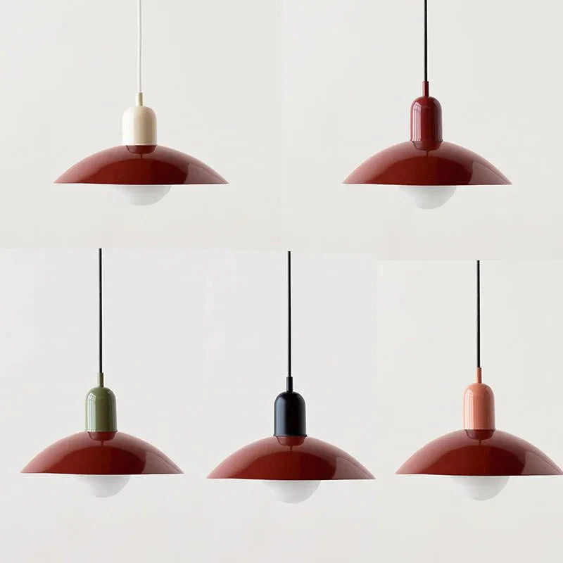 Macaron Bauhaus Hanglam – Modern Design met Glazen Kap