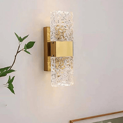 LumiLux - Kristallen Gouden LED Wandlamp