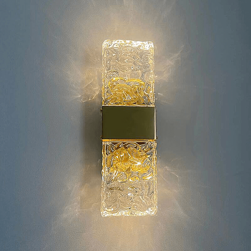 LumiLux - Kristallen Gouden LED Wandlamp