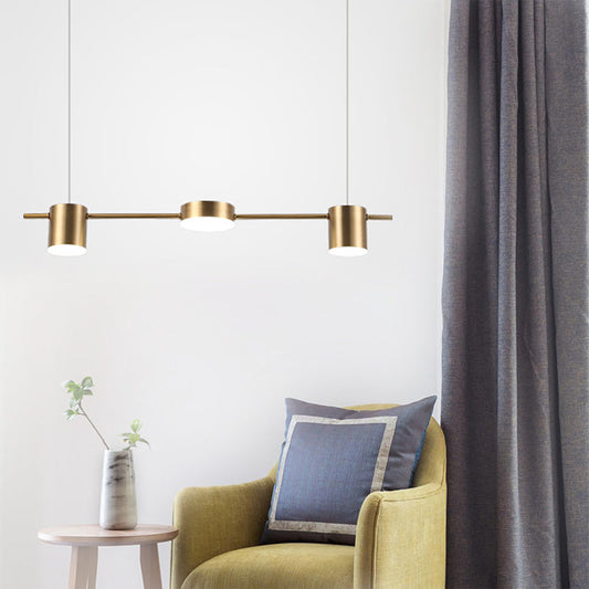 ElegantLux | Moderne Drum Aluminium Hanglamp