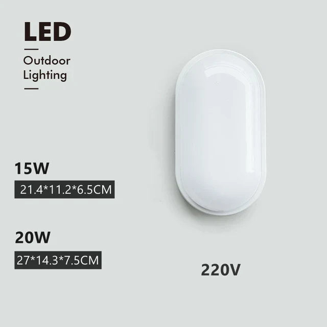 AquaShield | Weerbestendige LED Plafondlamp voor Buiten