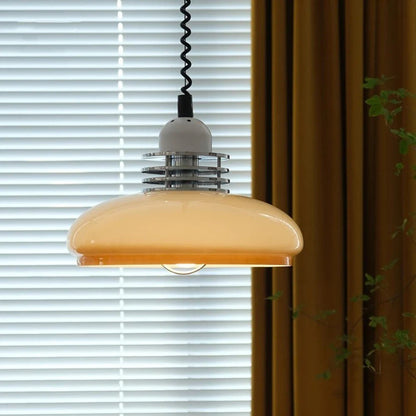 ArtisanAura | Stijlvolle Glazen Hanglamp met Bauhaus Ontwerp