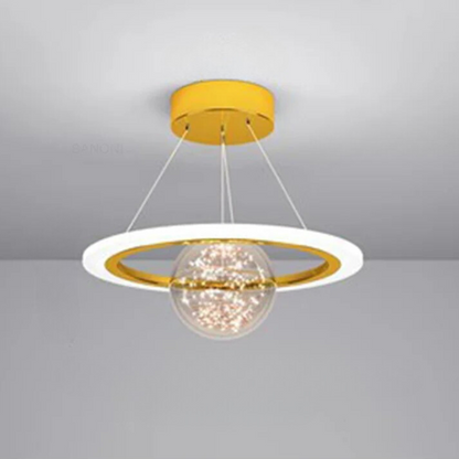 Elena - Moderne LED Plafondlamp met Glans Kroonluchter Design