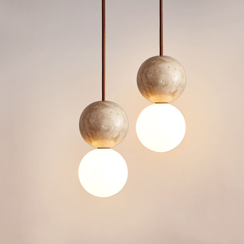 ZenWood Aura - Rustieke Hanglamp met Wabi-Sabi Elegantie voor Sfeervolle Interieurs