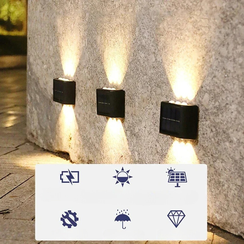 Solar Wandlamp voor Buiten - Up & Down LED Verlichting