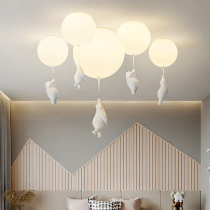 DreamBear - Kinder Hanglamp met Schattige Beer en Ballon