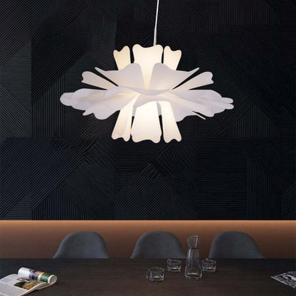 Petalia White - Elegante Witte Hanglamp van Metaal