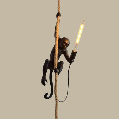 MonkeyGlow - Speelse Hanglamp in de Vorm van een Aap voor een Uniek en Avontuurlijk Accent