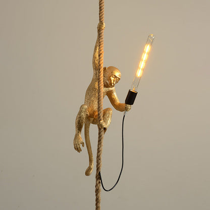 MonkeyGlow - Speelse Hanglamp in de Vorm van een Aap voor een Uniek en Avontuurlijk Accent