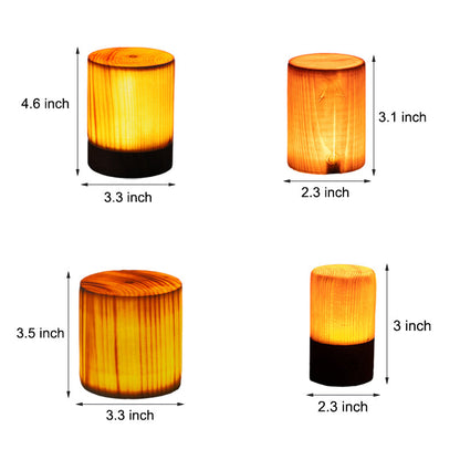 LumenWood - LED Tafellamp met Oplaadbare Accu