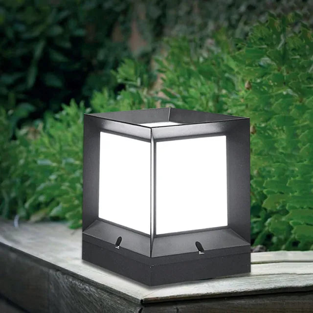 Arjan - GeoGlimmer Kubus Staande LED Lamp | Buitenverlichting met Stijl