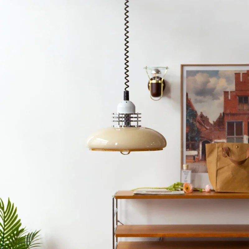 ArtisanAura | Stijlvolle Glazen Hanglamp met Bauhaus Ontwerp