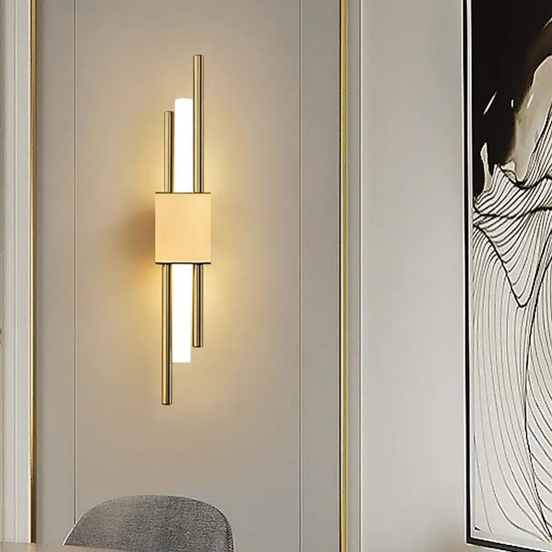 LuminArt - Luxe LED Wandlamp Voor Slaapkamer