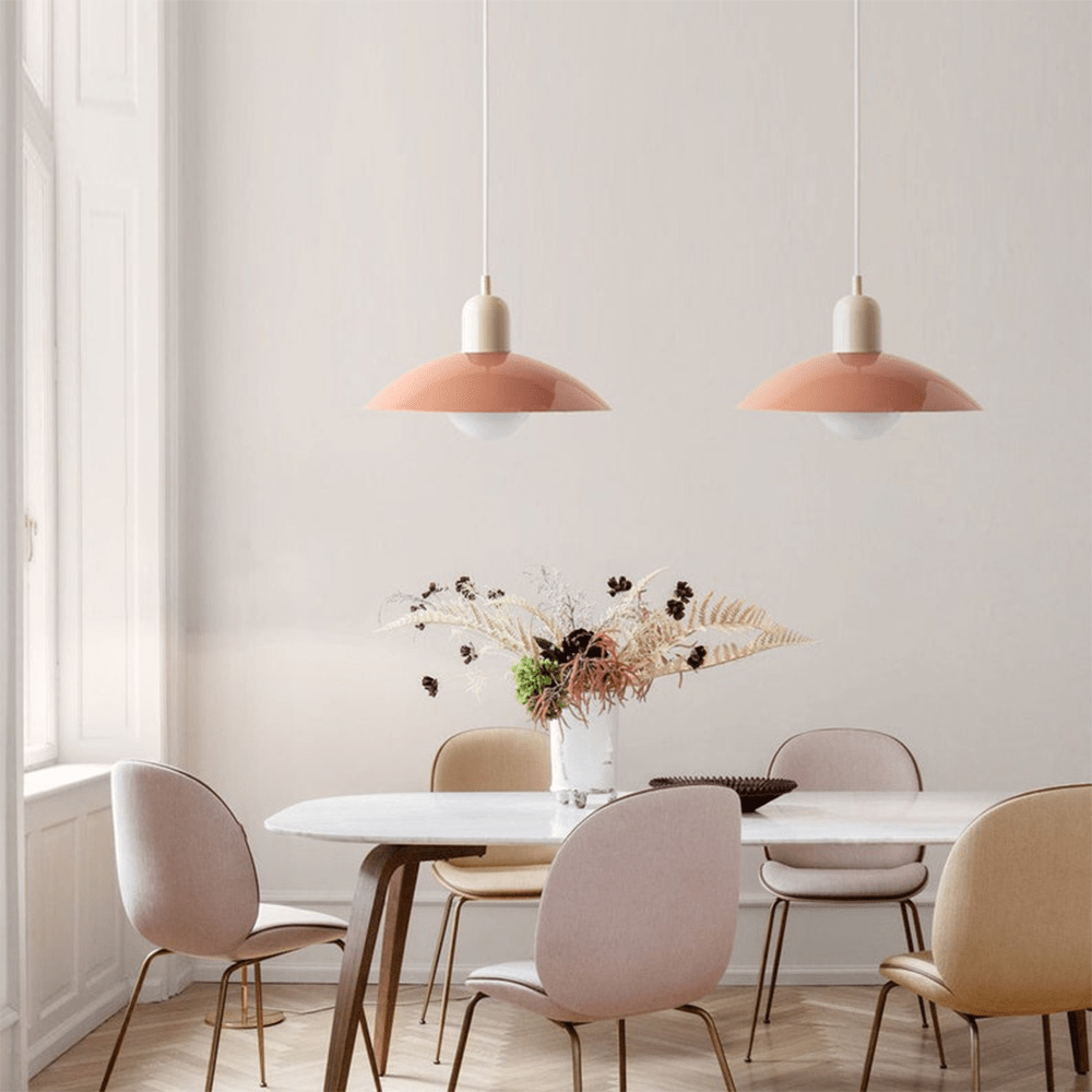 Macaron Bauhaus Hanglam – Modern Design met Glazen Kap