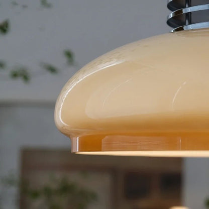 ArtisanAura | Stijlvolle Glazen Hanglamp met Bauhaus Ontwerp