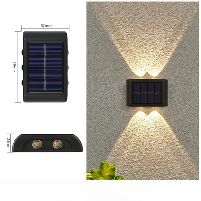 Solar Wandlamp voor Buiten - Up & Down LED Verlichting