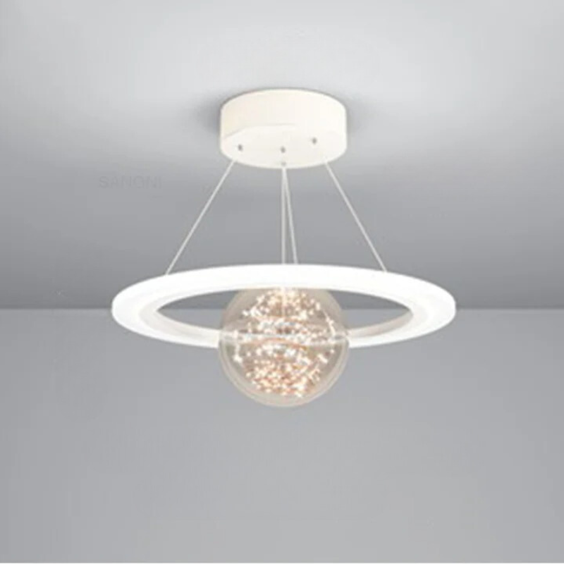 Elena - Moderne LED Plafondlamp met Glans Kroonluchter Design