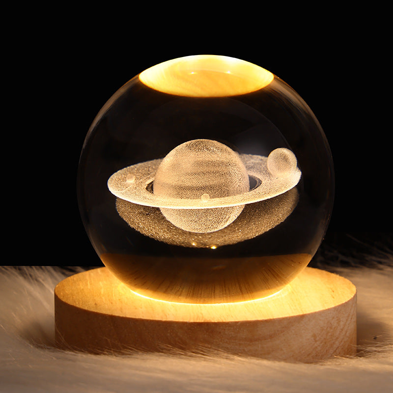 LunaLuxe | 3D Kristal Nachtlamp | Sfeerverlichting | Diverse Ontwerpen