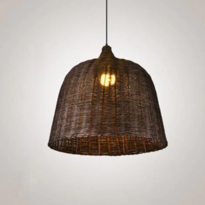 EcoWeave - Natuurlijke Hanglamp van Rotan en Bamboe