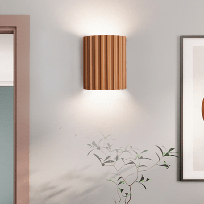 Moderne Resin Halfronde Wandlamp voor Woonkamers | Elegant Verlichtingsaccent