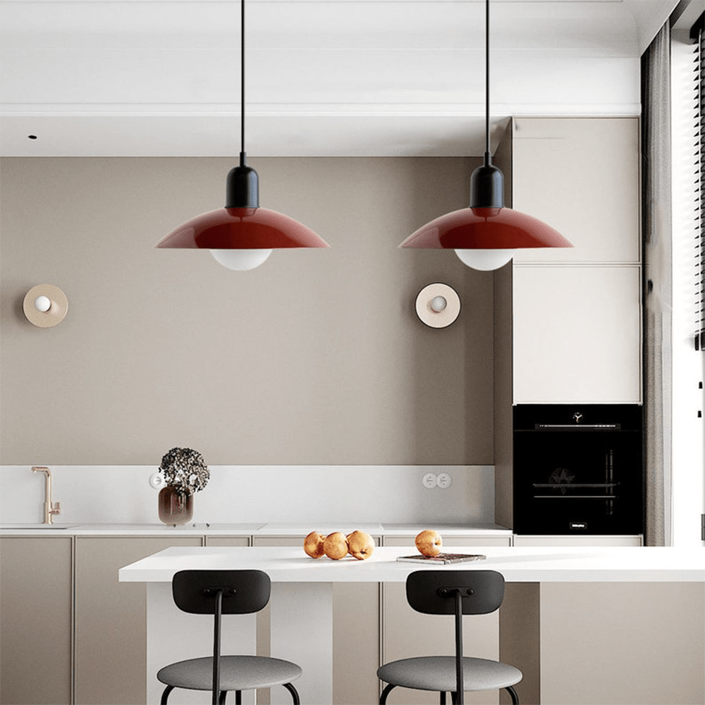 Macaron Bauhaus Hanglam – Modern Design met Glazen Kap