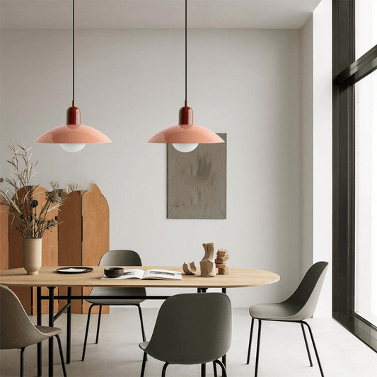 Macaron Bauhaus Hanglam – Modern Design met Glazen Kap