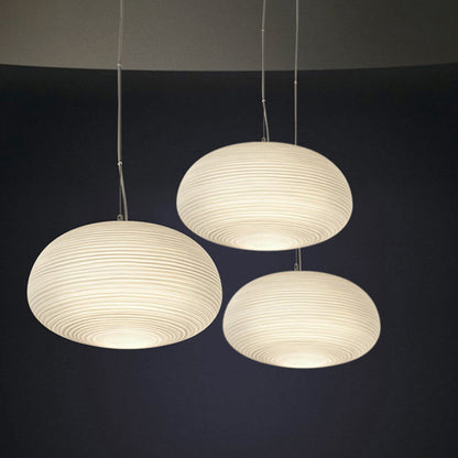 MarieLume | Moderne Geribbelde Glazen Hanglamp