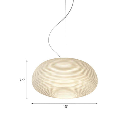 MarieLume | Moderne Geribbelde Glazen Hanglamp