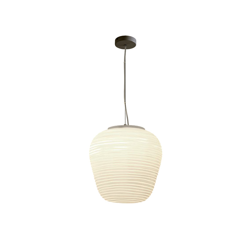 MarieLume | Moderne Geribbelde Glazen Hanglamp