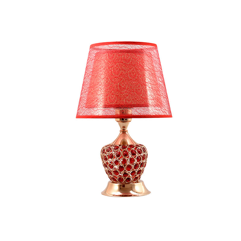 RetroLustre - Elegante Ingebedde Kristallen Tafellamp