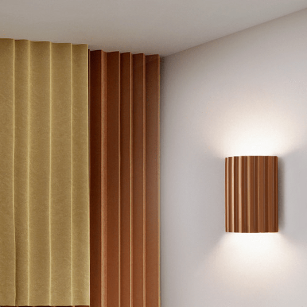 Moderne Resin Halfronde Wandlamp voor Woonkamers | Elegant Verlichtingsaccent