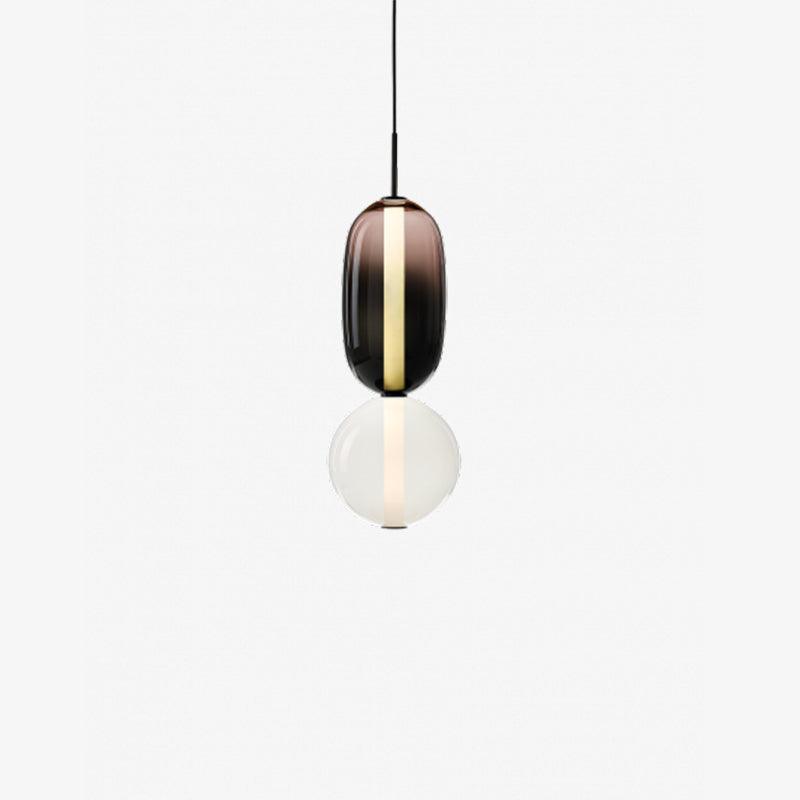 LunaGlo | Luxe Glazen Hanglamp voor een Elegante Sfeer