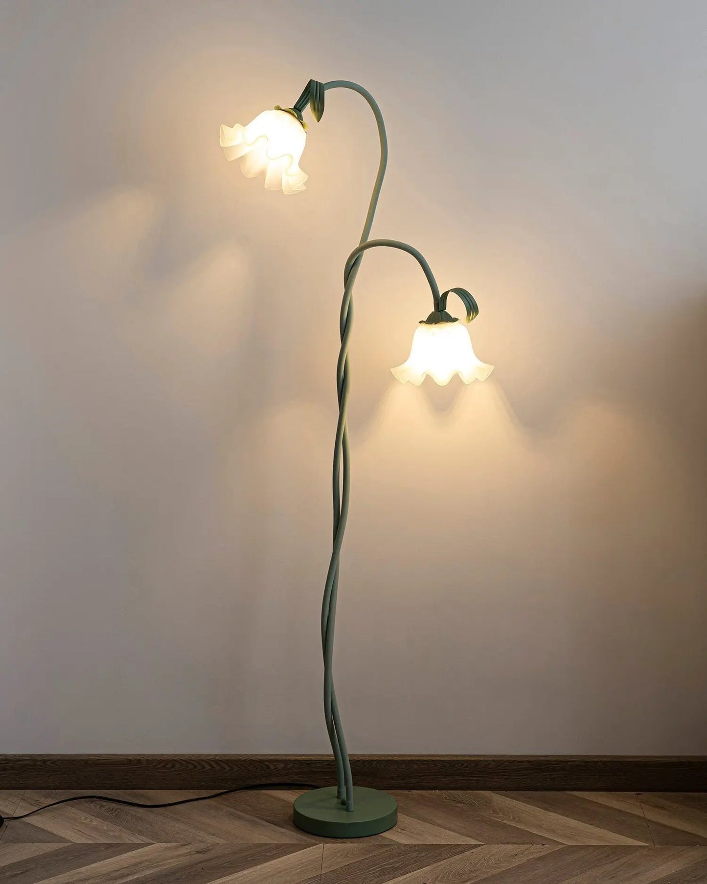 PetalGlow | Stijlvolle Serene Bloemen Vloerlamp