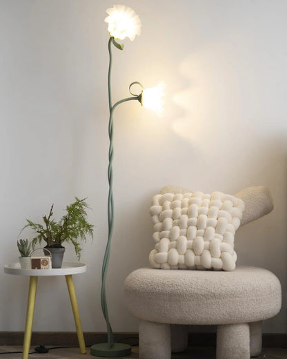 PetalGlow | Stijlvolle Serene Bloemen Vloerlamp