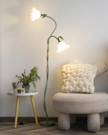 PetalGlow | Stijlvolle Serene Bloemen Vloerlamp