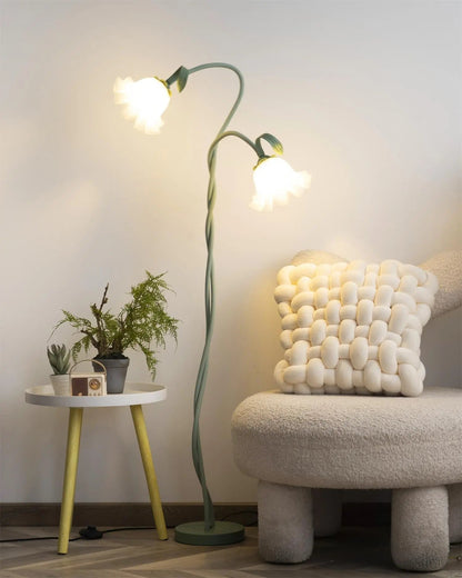 PetalGlow | Stijlvolle Serene Bloemen Vloerlamp