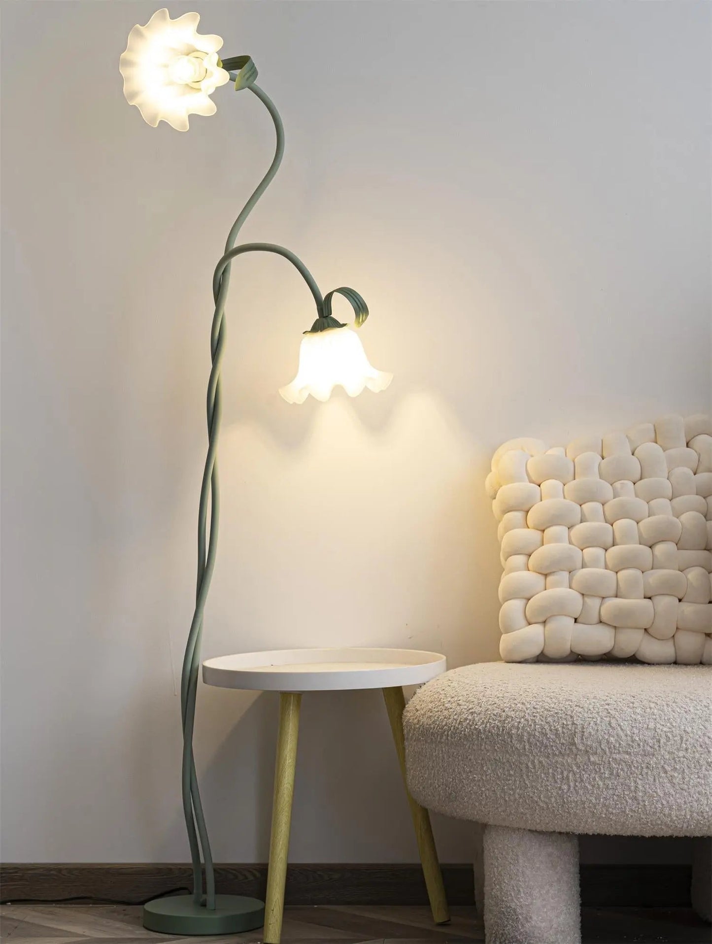 PetalGlow | Stijlvolle Serene Bloemen Vloerlamp