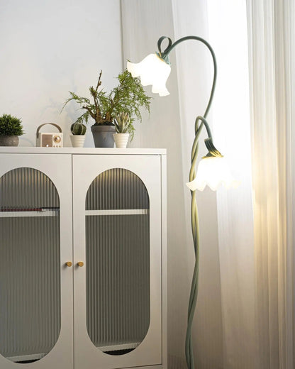 PetalGlow | Stijlvolle Serene Bloemen Vloerlamp