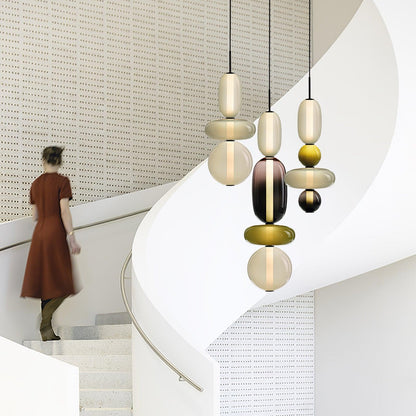 LunaGlo | Luxe Glazen Hanglamp voor een Elegante Sfeer