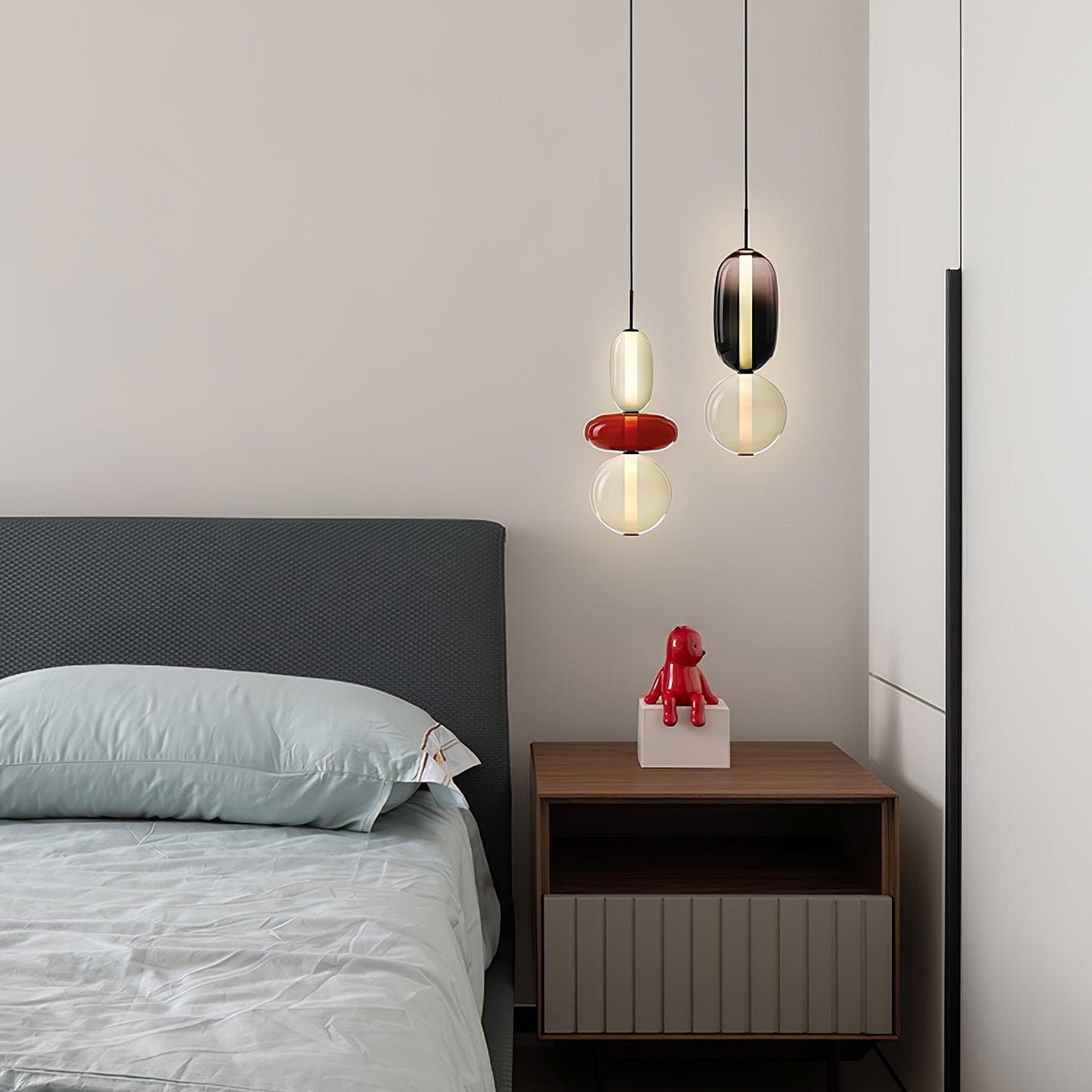 LunaGlo | Luxe Glazen Hanglamp voor een Elegante Sfeer