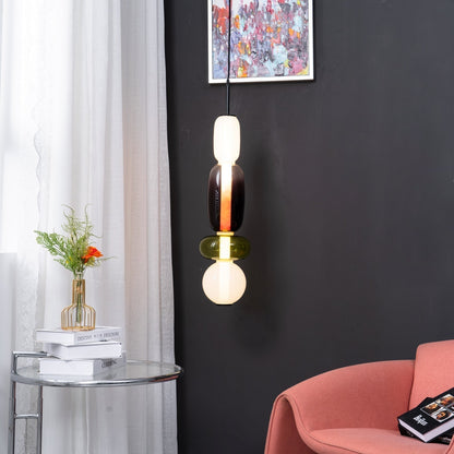 LunaGlo | Luxe Glazen Hanglamp voor een Elegante Sfeer