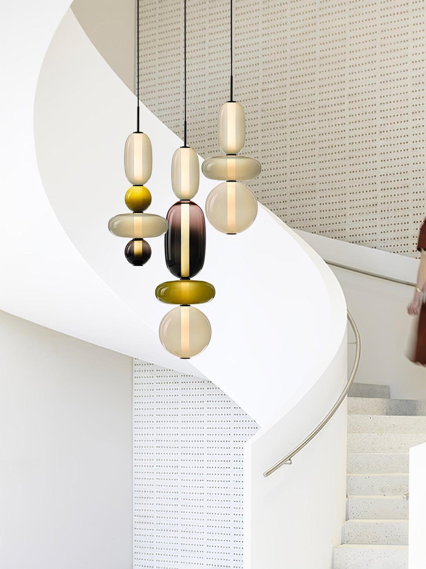 LunaGlo | Luxe Glazen Hanglamp voor een Elegante Sfeer