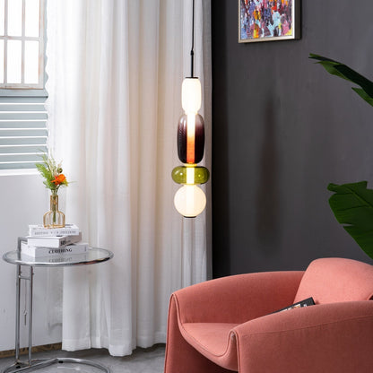 LunaGlo | Luxe Glazen Hanglamp voor een Elegante Sfeer