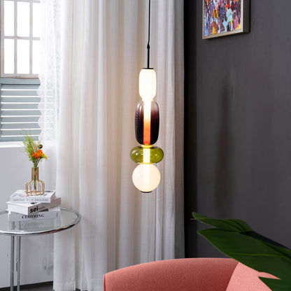 LunaGlo | Luxe Glazen Hanglamp voor een Elegante Sfeer