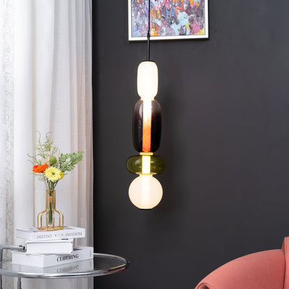 LunaGlo | Luxe Glazen Hanglamp voor een Elegante Sfeer