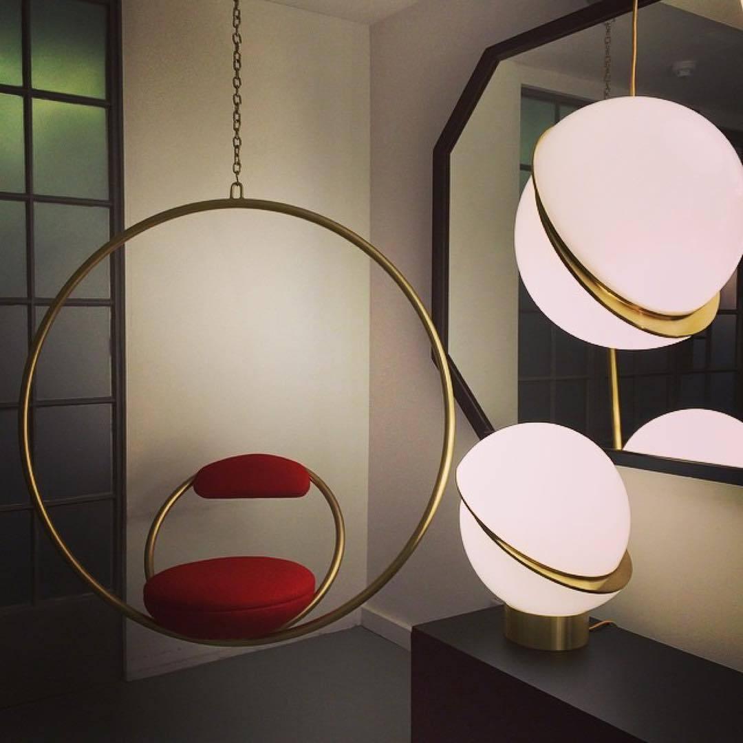 LuneCourbée – Hanglamp met Betoverend Maandesign voor Elegante Sfeer